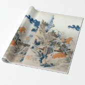 Japans omslagpapier cadeaupapier (Uitgerold)