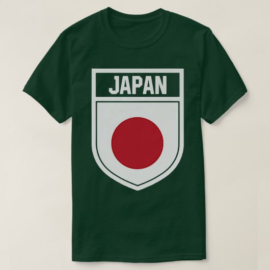 Japans onderdaan in het wapenschild t-shirt (Design voorkant)