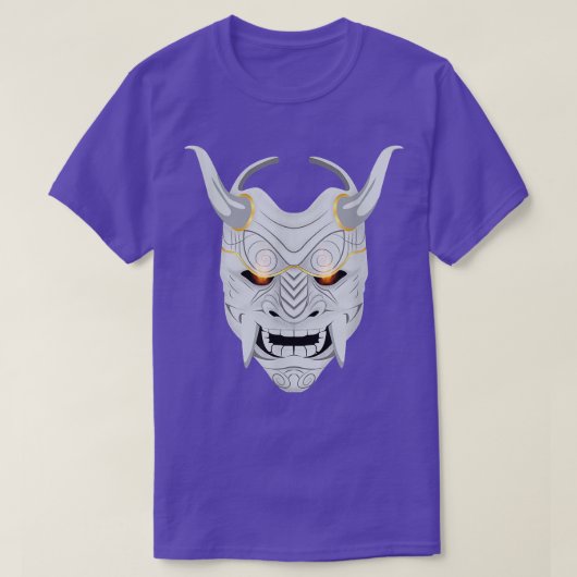 Japans Oni Mask Ogre Samurai japan T-shirt (Design voorkant)