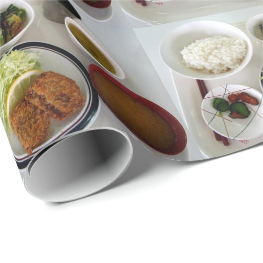 Japans ontbijtverslaafdebots voor missoep cadeaupapier (Rol Hoek)