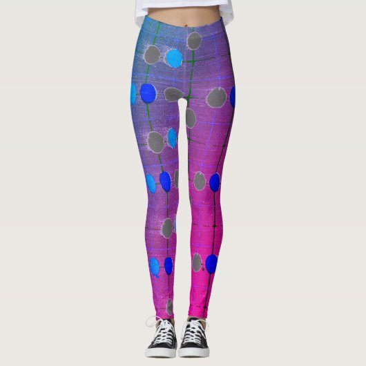 JAPANS ONTWERP DOT PINK Leggings (Voorkant)