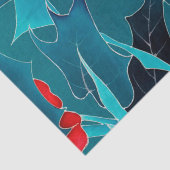 Japans ontwerp van Floral Tissuepapier (Detail)