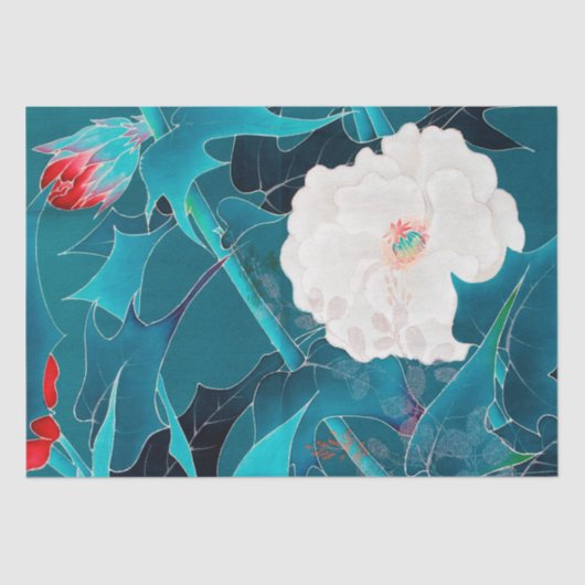 Japans ontwerp van Floral Tissuepapier (Voorkant)