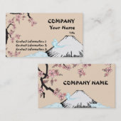 Japans ontwerp Visitekaartje (Voorkant / Achterkant)