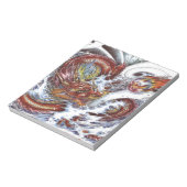 Japans ontwerp voor drakenTattoo Notitieblok (Linkerzijde)