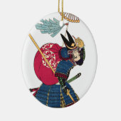 Japans Oost-Samurai  Warrior Japan Keramisch Ornament (Rechts)