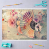 Japans  Oosters Fan Water Kleur Tissuepapier (Craft)