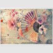 Japans  Oosters Fan Water Kleur Tissuepapier (Voorkant)