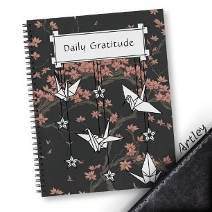 Japans Origami Kraan Cherry Blossom Journal Notitieboek