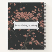 Japans Origami Kraan Cherry Blossom Journal Notitieboek (Achterkant)