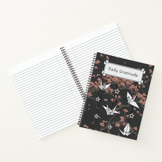 Japans Origami Kraan Cherry Blossom Journal Notitieboek (Binnen)