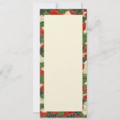 Japans origami patroon Kerst Vakantie Kaart (Achterkant)