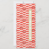 Japans origami patroon Kerstmis Feestdagenkaart (Voorkant)