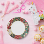 Japans origamipatroon papieren bordje (Feest)