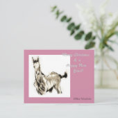 Japans paard samurai art paardrijkskunde feestdagenkaart (Staand voorkant)