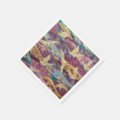 Japans Paars voor traditioneel ontwerp Servet (Hoek)