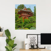 Japans Pagoda fotoschilderij Poster (Thuiskantoor)