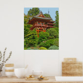 Japans Pagoda fotoschilderij Poster (Keuken)