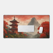 Japans Pagoda Landschap Bureaumat (Keyboard & Muis)