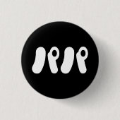 Japans Papa パパ | Nihongo-taal Ronde Button 3,2 Cm (Voorkant)