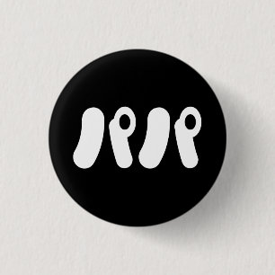 Japans Papa パパ   Nihongo-taal Ronde Button 3,2 Cm