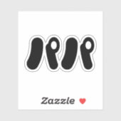 Japans Papa パパ | Nihongo-taal Sticker (Vel)