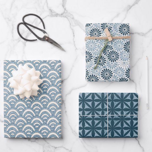 Japans patroon 2 — Papierbladen oppakken Inpakpapier Vel (Voorkant)