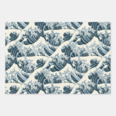 Japans patroon 3 Papierbladen overvullen Inpakpapier Vel (Voorkant 3)