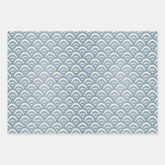 Japans patroon 3 Papierbladen overvullen Inpakpapier Vel (Voorkant)