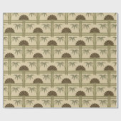 Japans patroon bamboe chrysantemum C0991 Cadeaupapier (Vlak)