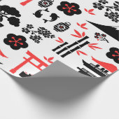 Japans patroon cadeaupapier (Hoek)