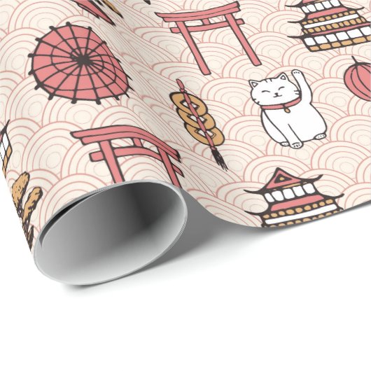Japans patroon cadeaupapier (Rol Hoek)