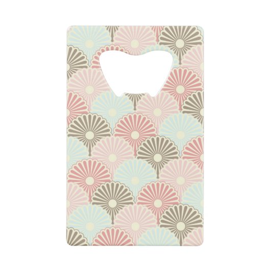Japans  patroon creditkaart flessenopener (Voorkant)