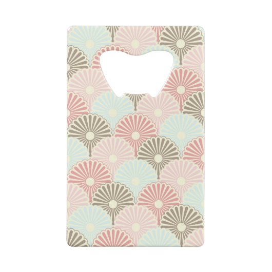 Japans patroon creditkaart flessenopener (Achterkant)