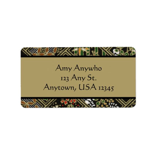  Japans patroon Etiket (Voorkant)