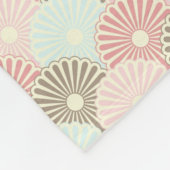 Japans patroon fleece deken (Hoek)