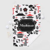 Japans patroon golfhanddoek (Insitu)