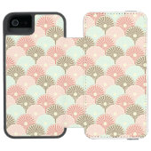 Japans  patroon incipio iPhone portemonnee hoesje (Agenda Open)