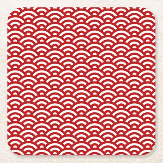 Japans patroon kartonnen onderzetters (Voorkant)