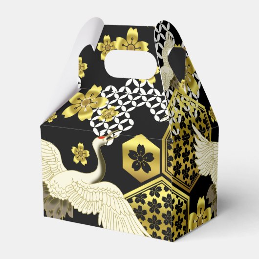 japans patroon partij gunst doos kranen bedankdoosjes (Achterkant)