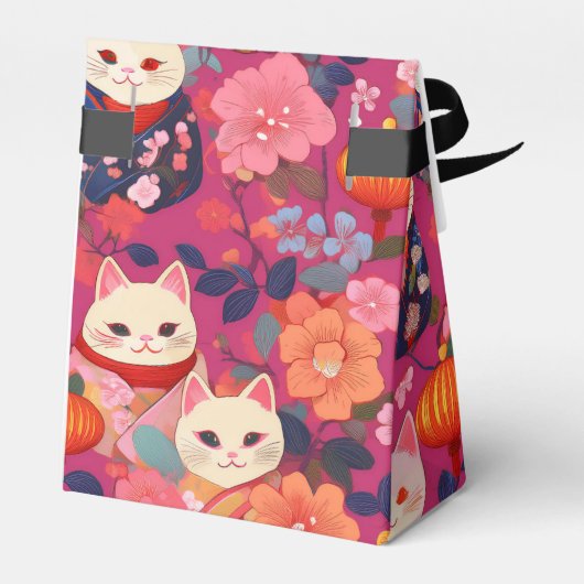 japans patroon partij gunst doos kranen bedankdoosjes (Achterkant)