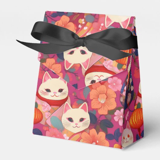 japans patroon partij gunst doos kranen bedankdoosjes (Voorkant Zijde)