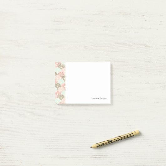 Japans patroon post-it® notes (Op bureau)