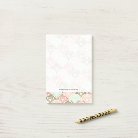 Japans  patroon post-it® notes (Op bureau)