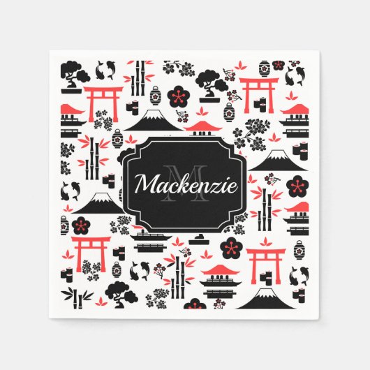 Japans patroon servet (Voorkant)