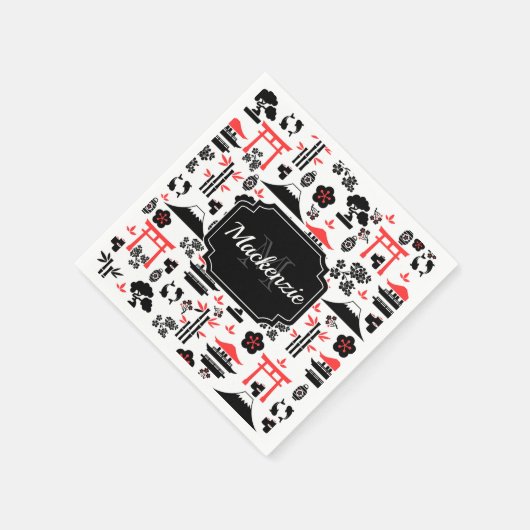 Japans patroon servet (Hoek)