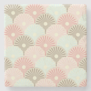 Japans  patroon stenen onderzetter