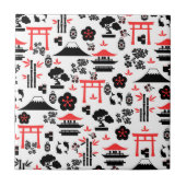 Japans patroon tegeltje (Voorkant)