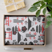 Japans patroon tissuepapier (Geschenk)