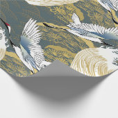 Japans patroon. Traditionele achtergrond van motie Cadeaupapier (Hoek)